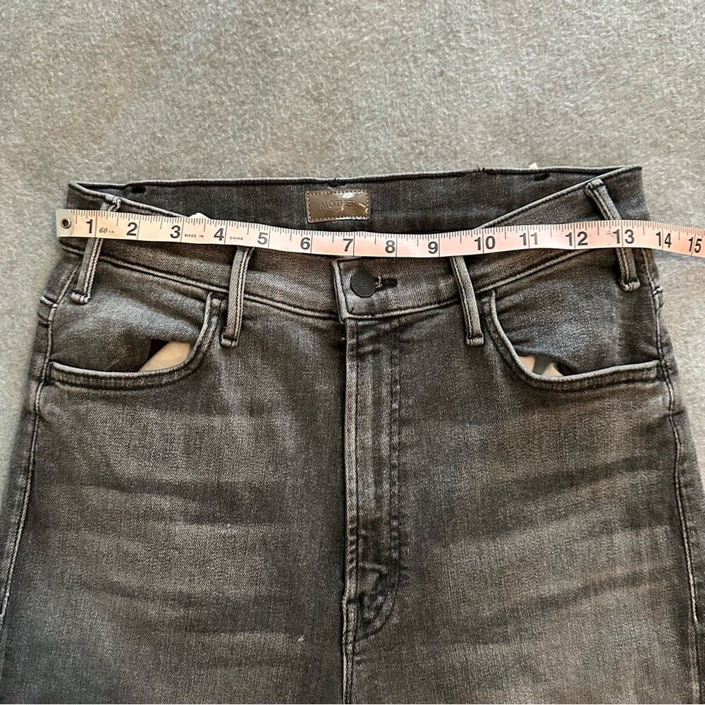NWT Mother Hustler Heel jeans Magic 8 Ball size 29 gray - Picture 10 of 11